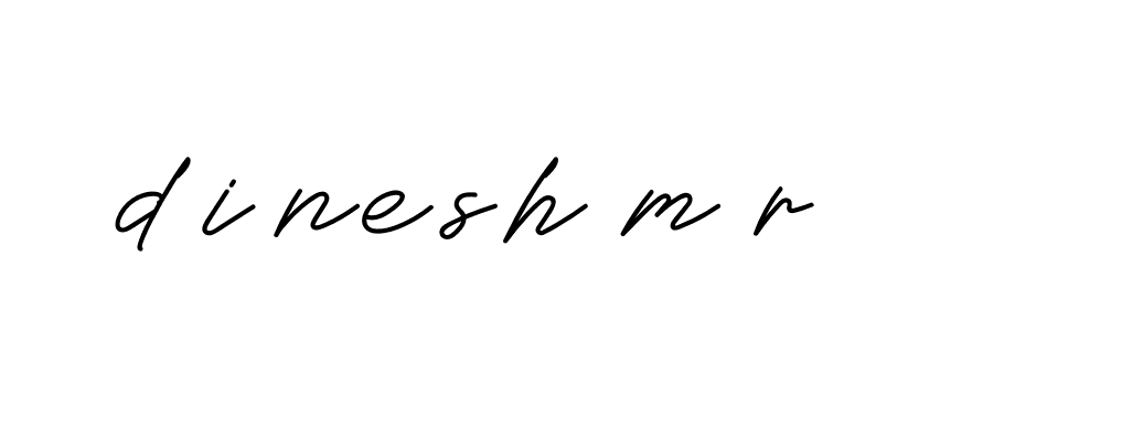 Signature of dinesh-m-r