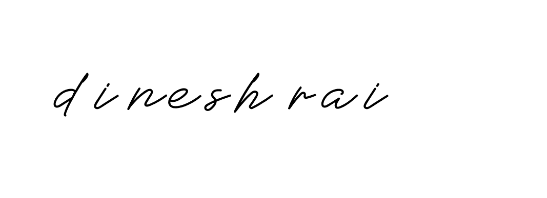 Signature of dinesh-rai