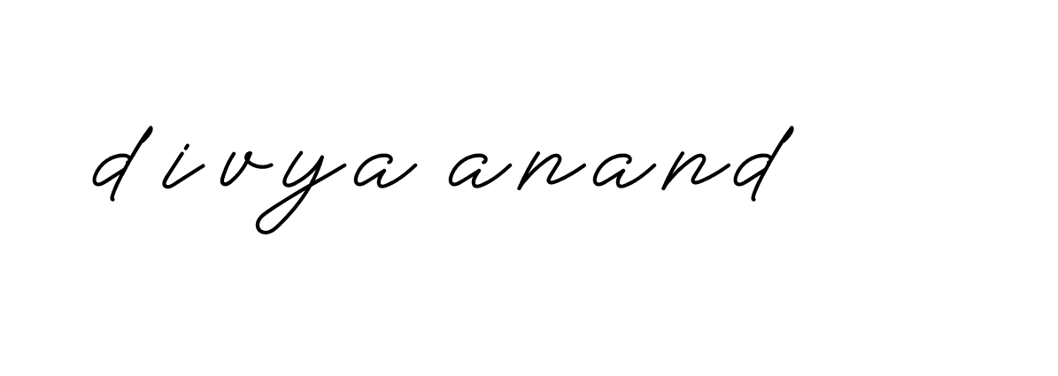 Signature of divya-anand