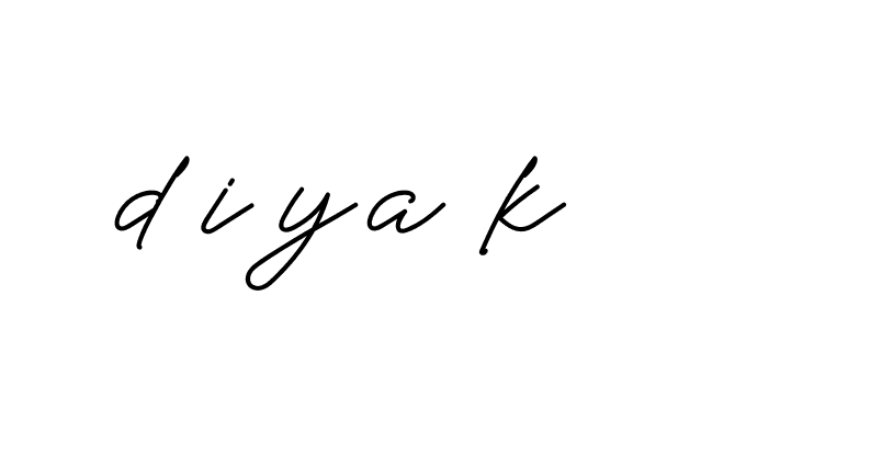 Signature of diya-k