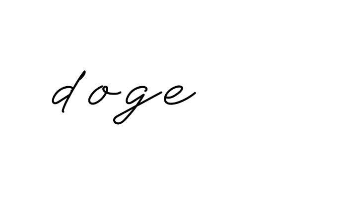 Signature of doge