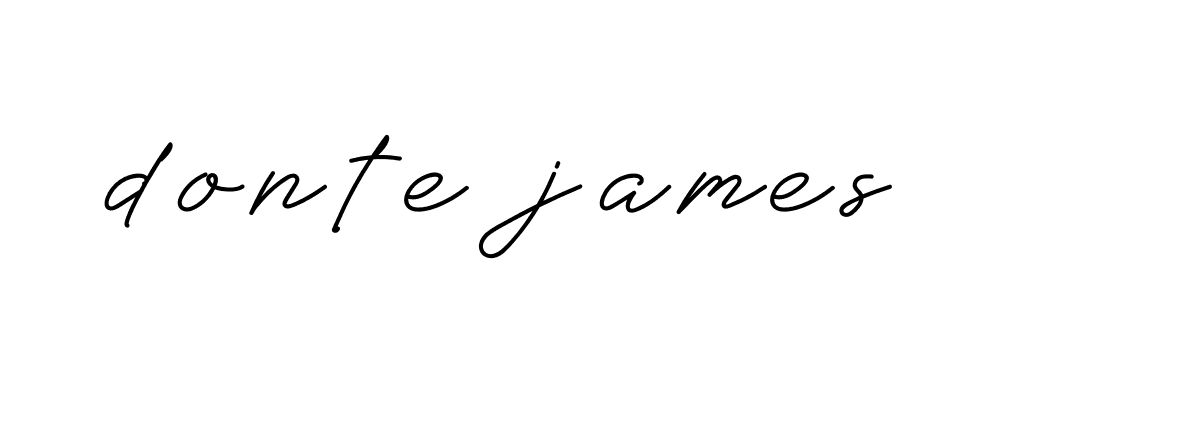 Signature of donte-james