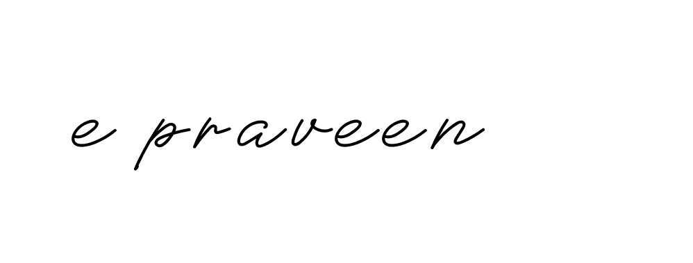 Signature of e-praveen