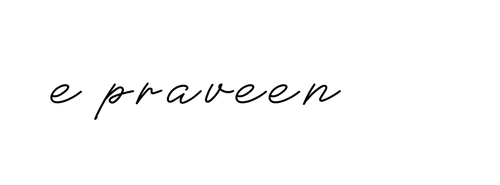 Signature of e-praveen-