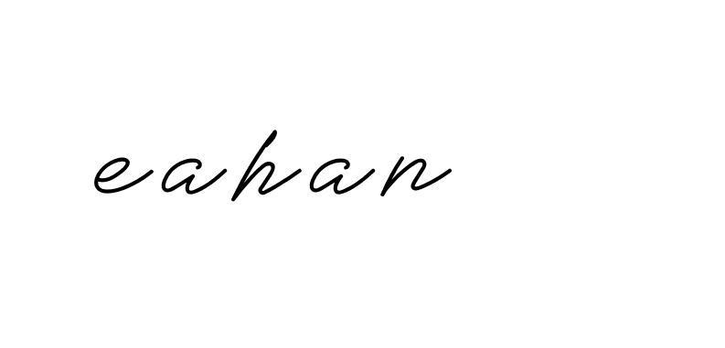 Signature of eahan