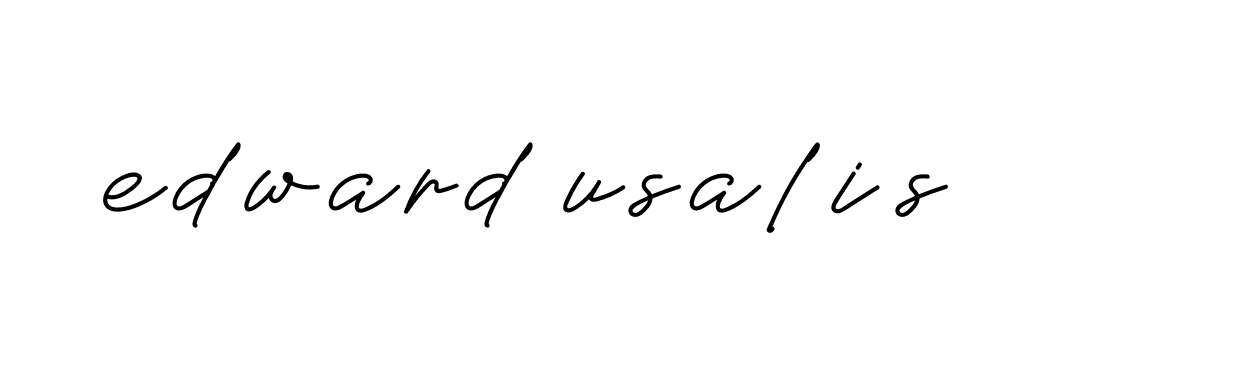 Signature of edward-usalis