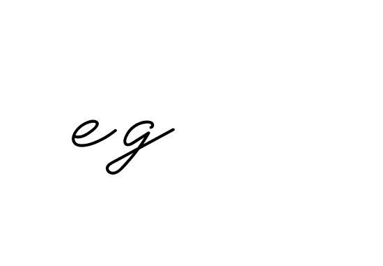 Signature of eg