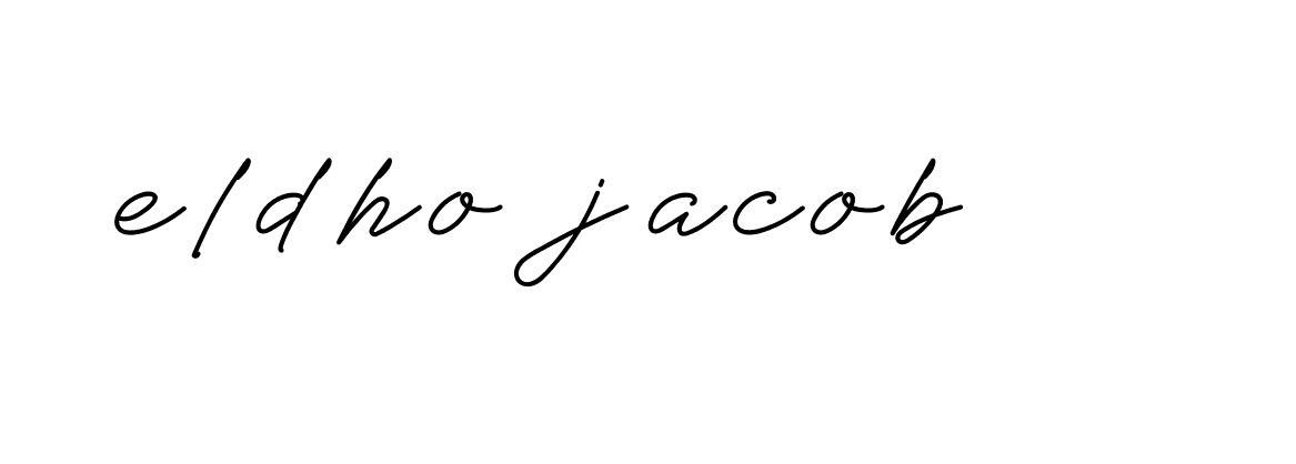 Signature of eldho-jacob