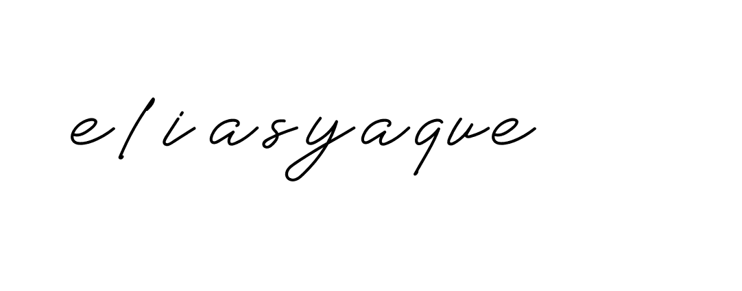 Signature of eliasyaque