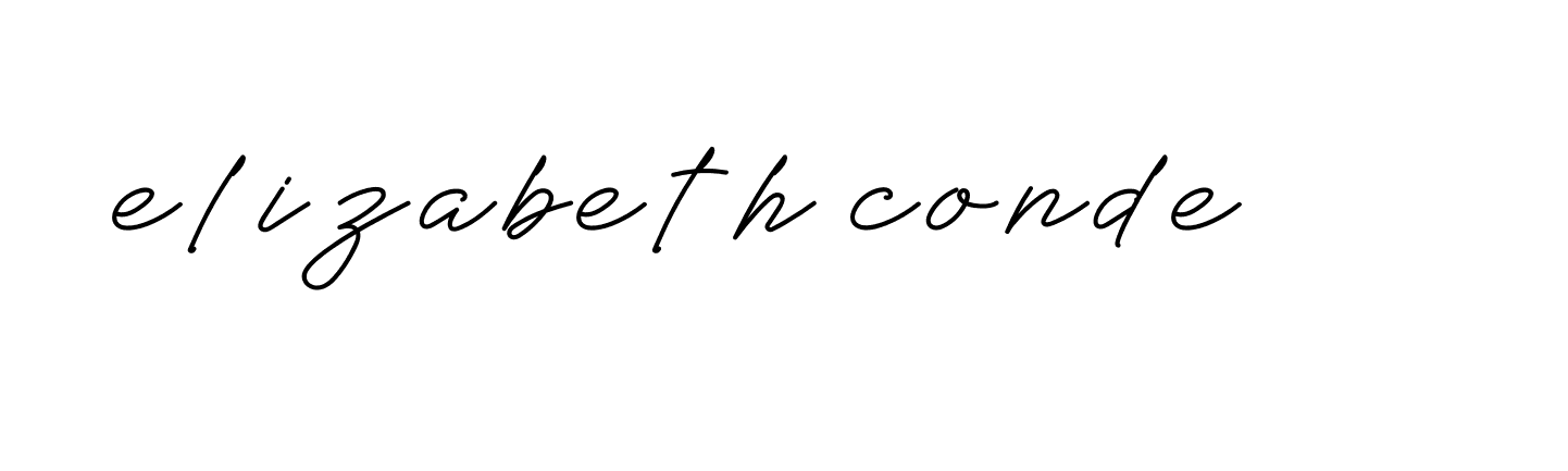 Signature of elizabeth-conde