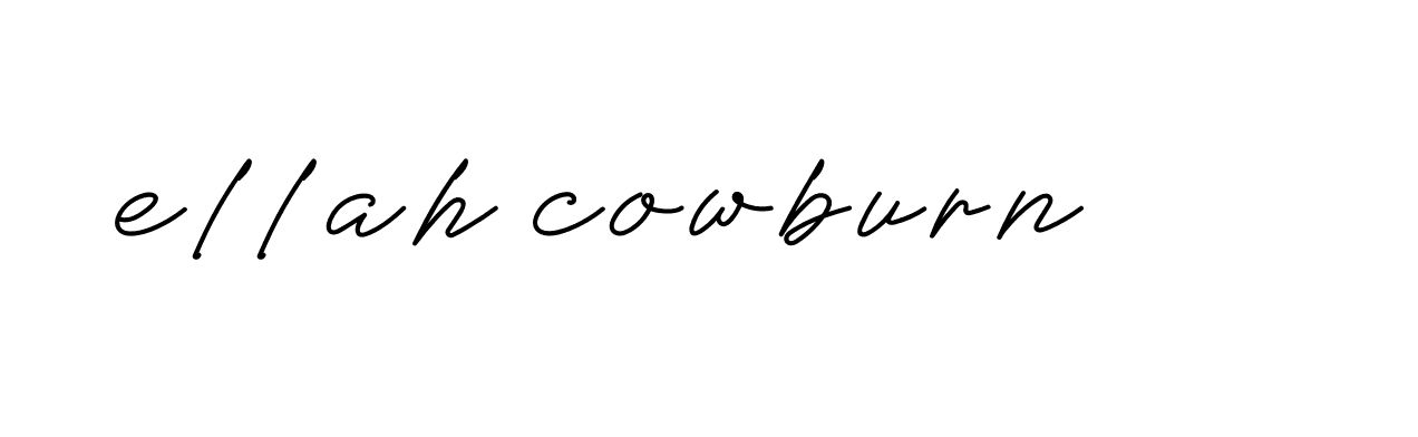 Signature of ellah-cowburn