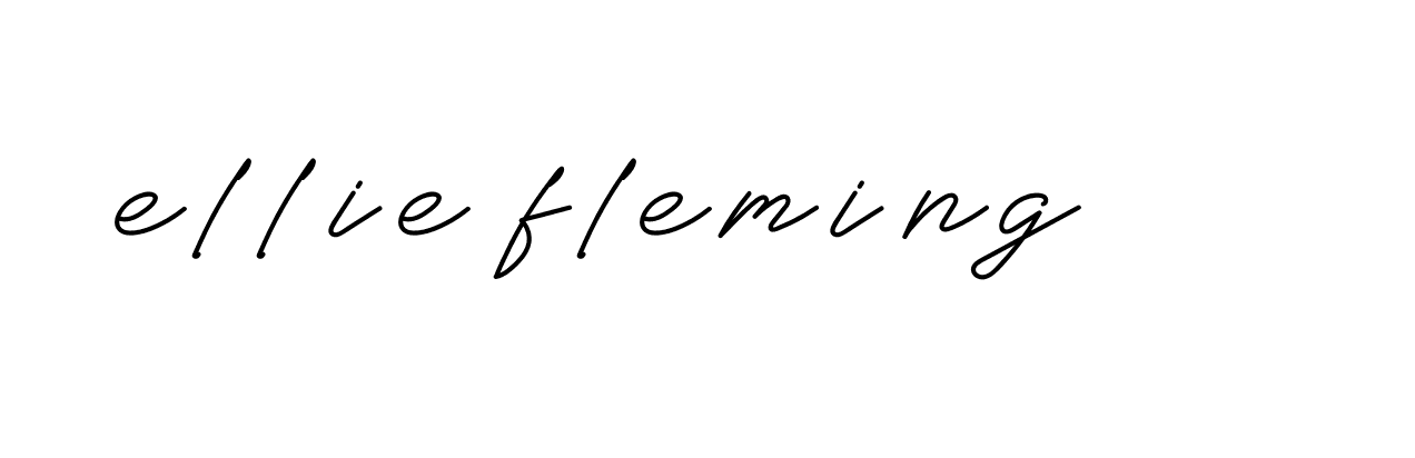 Signature of ellie-fleming