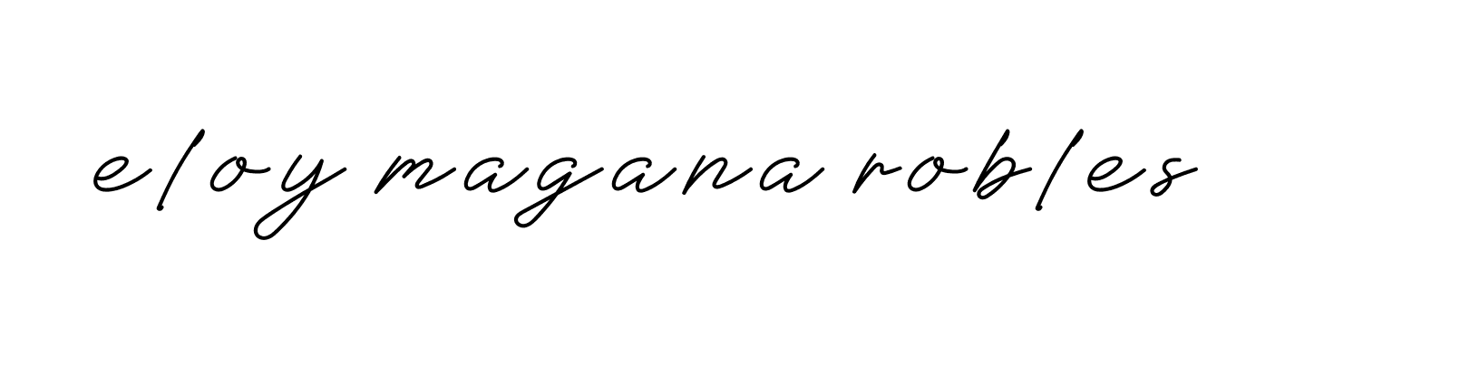 Signature of eloy-magana-robles