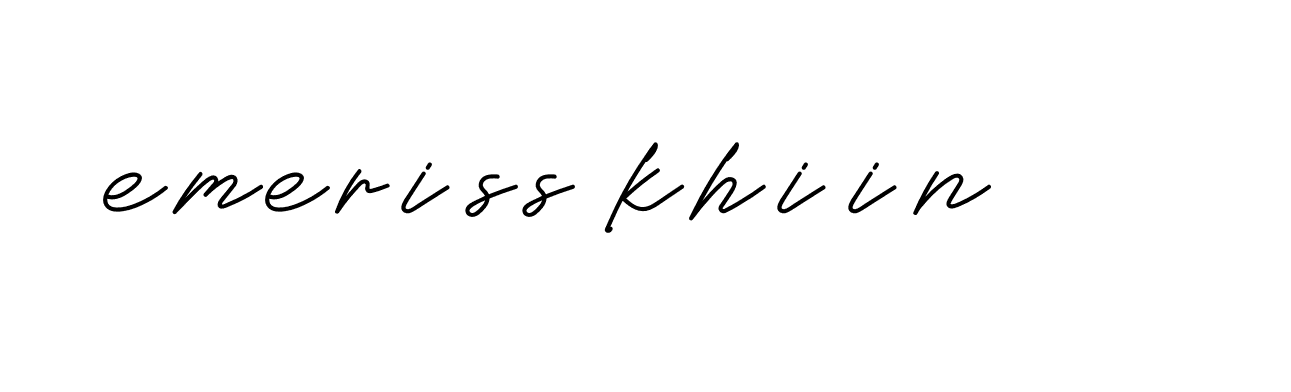 Signature of emeriss-khiin