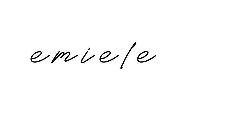 Signature of emiele