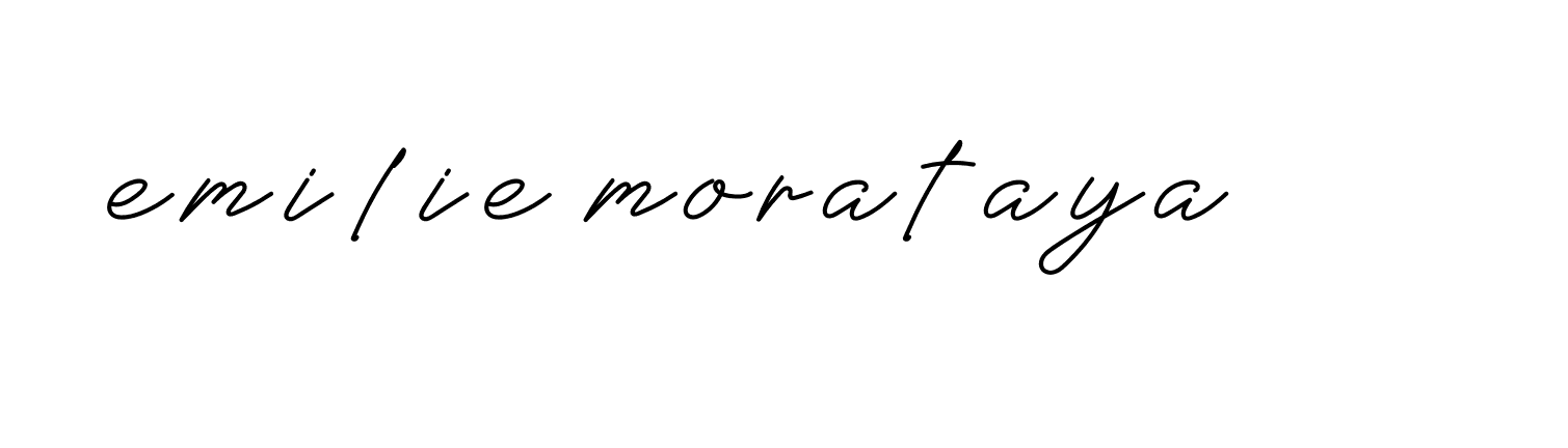 Signature of emilie-morataya-