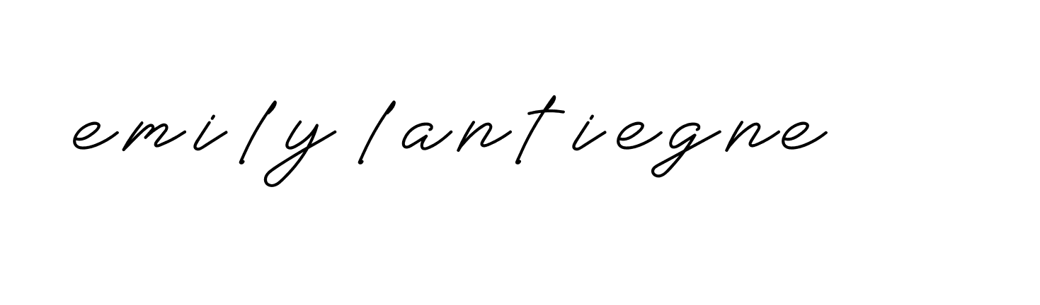 Signature of emily-lantiegne