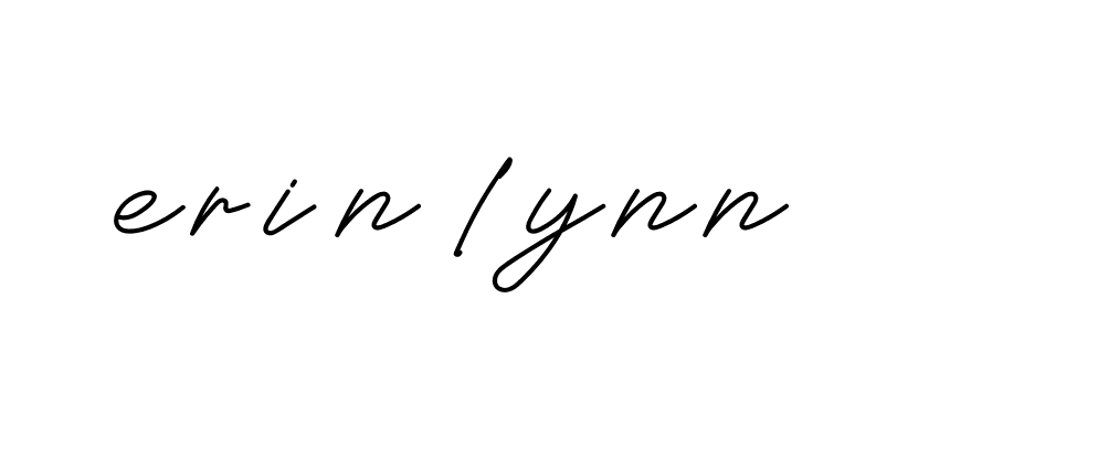 Signature of erin-lynn