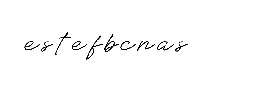 Signature of estefbcnas