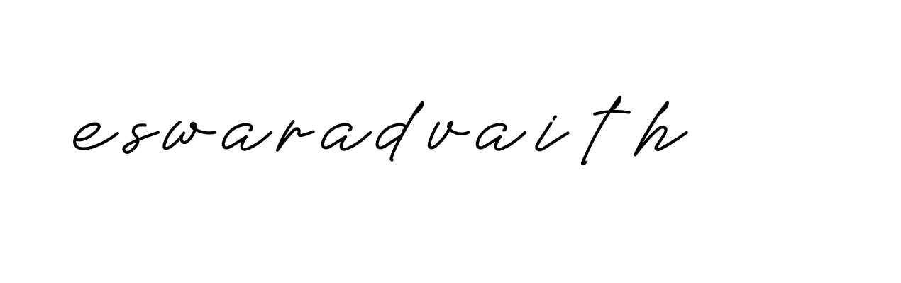 Signature of eswaradvaith