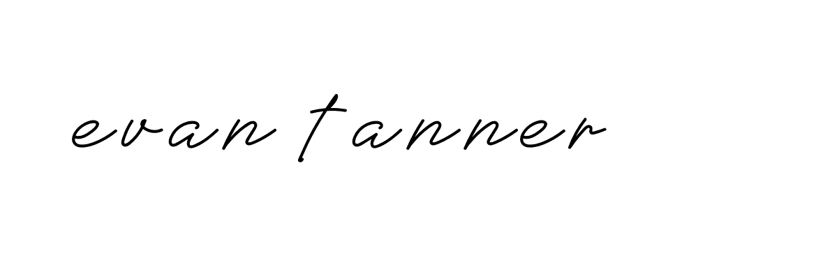 Signature of evan-tanner