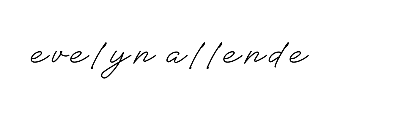 Signature of evelyn-allende