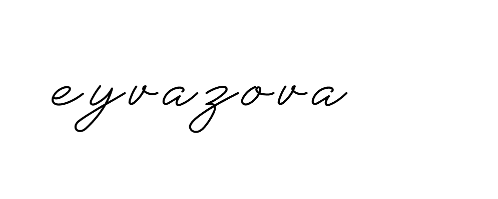 Signature of eyvazova