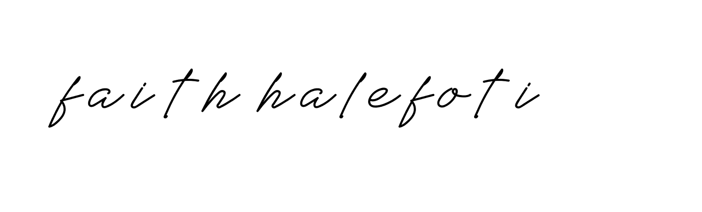 Signature of faith-halefoti