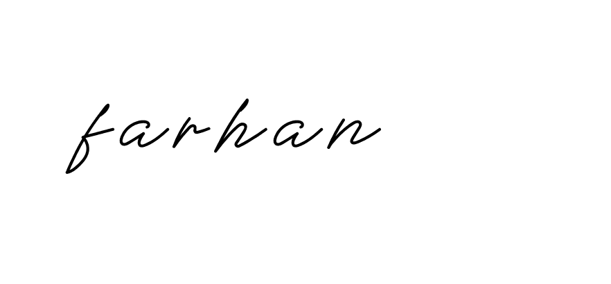 Signature of farhan-