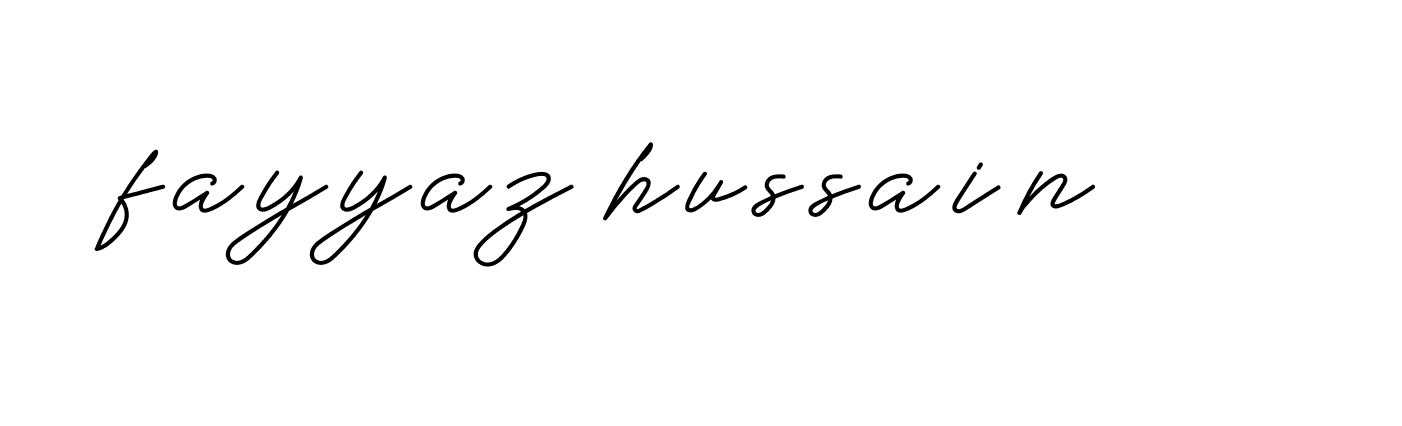 Signature of fayyaz-hussain