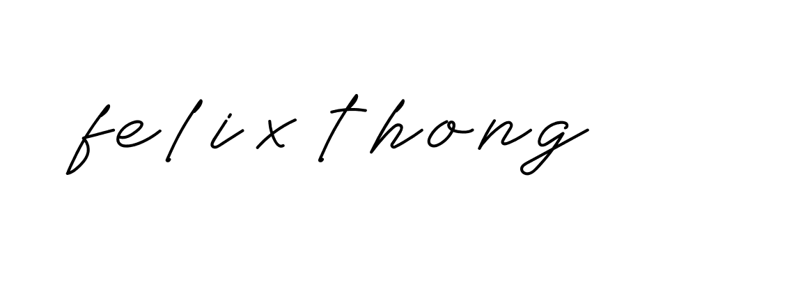 Signature of felix-thong