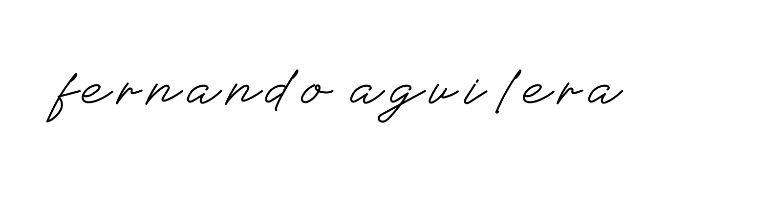 Signature of fernando-aguilera