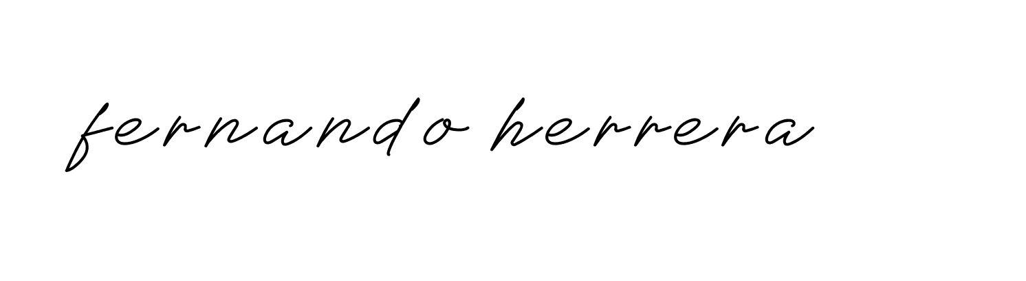 Signature of fernando-herrera