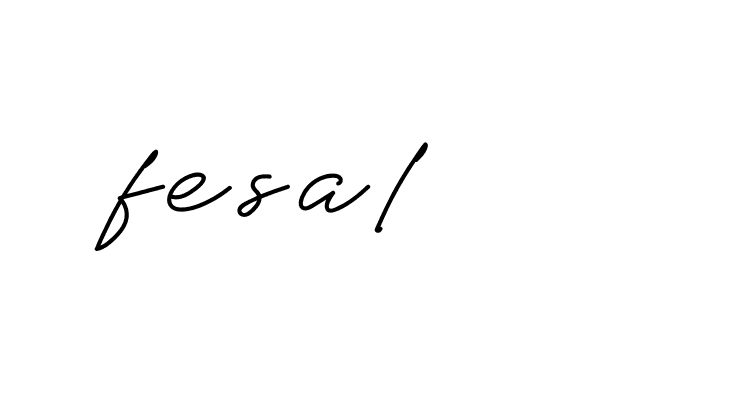 Signature of fesal