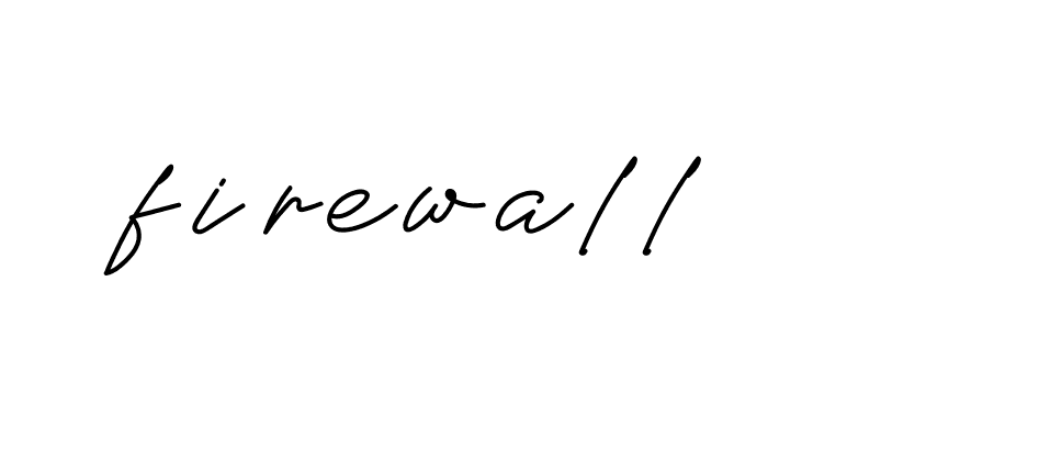 Signature of firewall