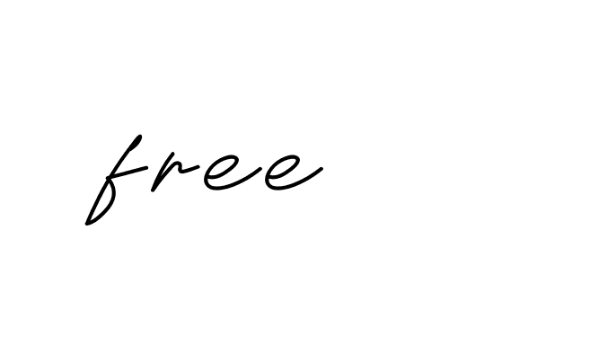 Signature of free