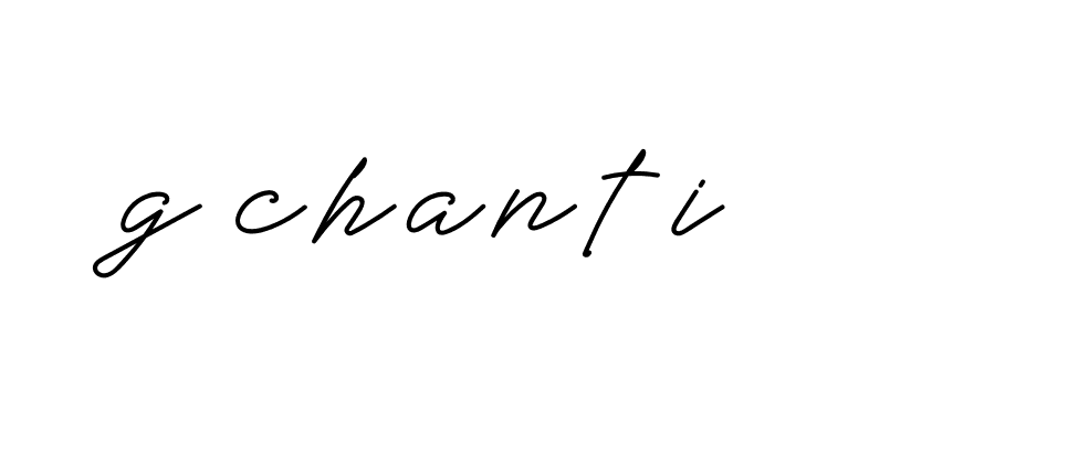 Signature of g-chanti