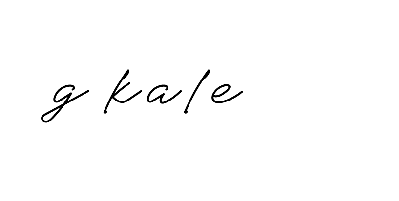 Signature of g-kale