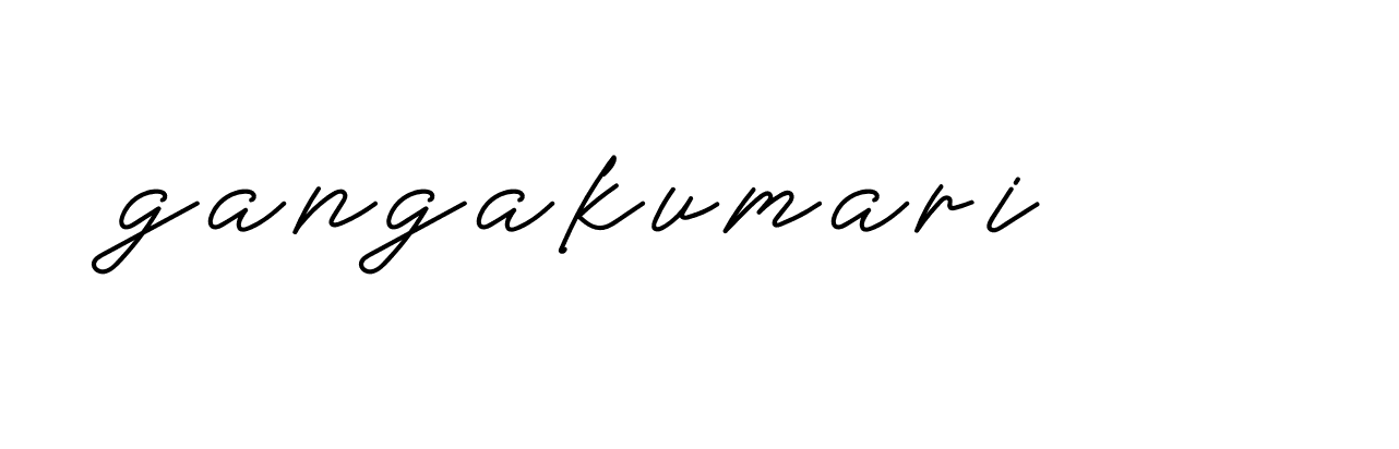 Signature of gangakumari