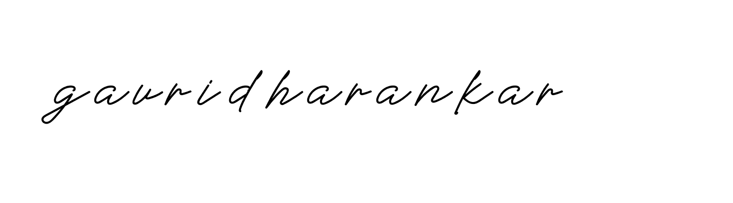 Signature of gauridharankar-