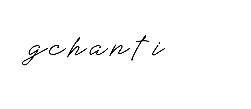 Signature of gchanti