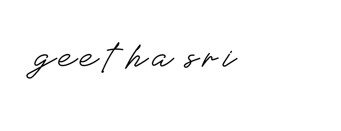 Signature of geetha-sri