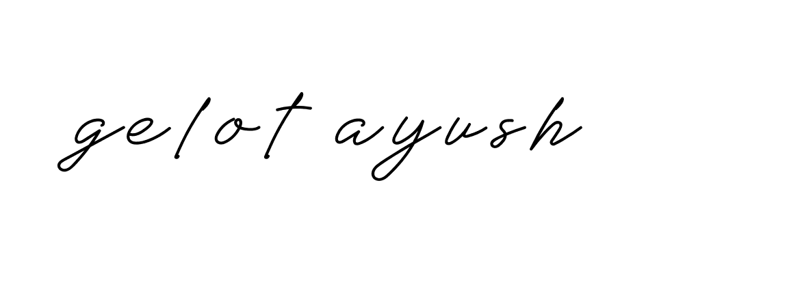 Signature of gelot-ayush