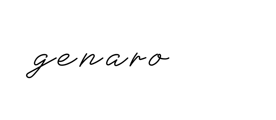 Signature of genaro-