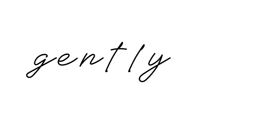 Signature of gently-