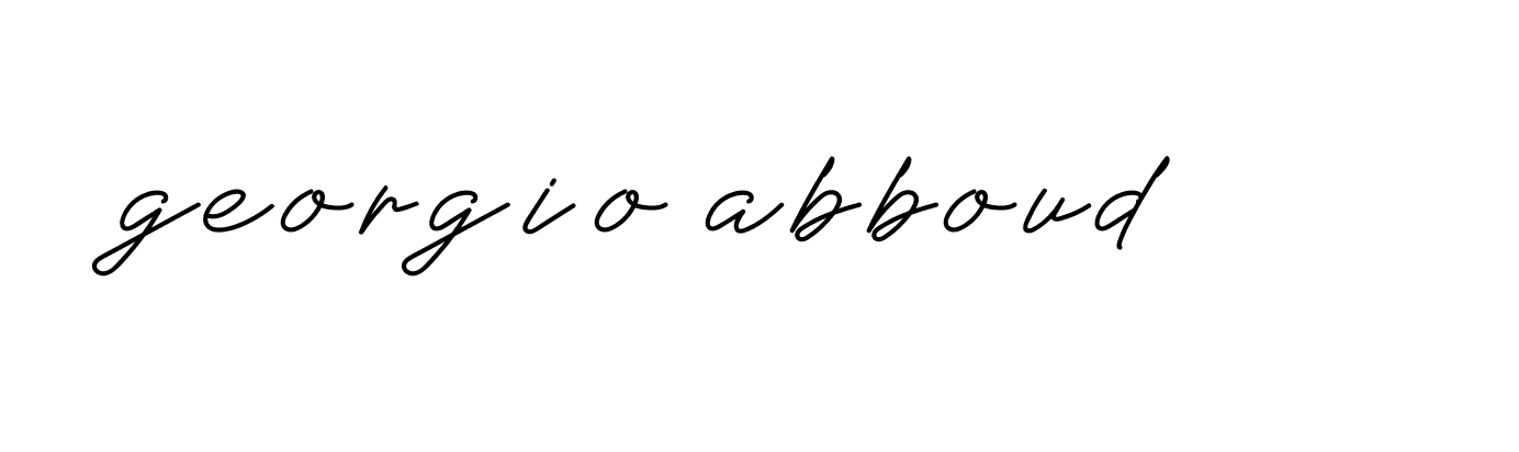 Signature of georgio-abboud