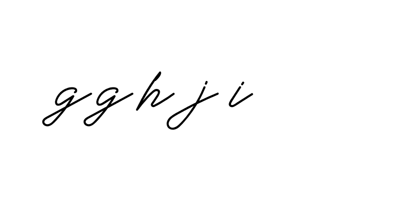 Signature of gghji