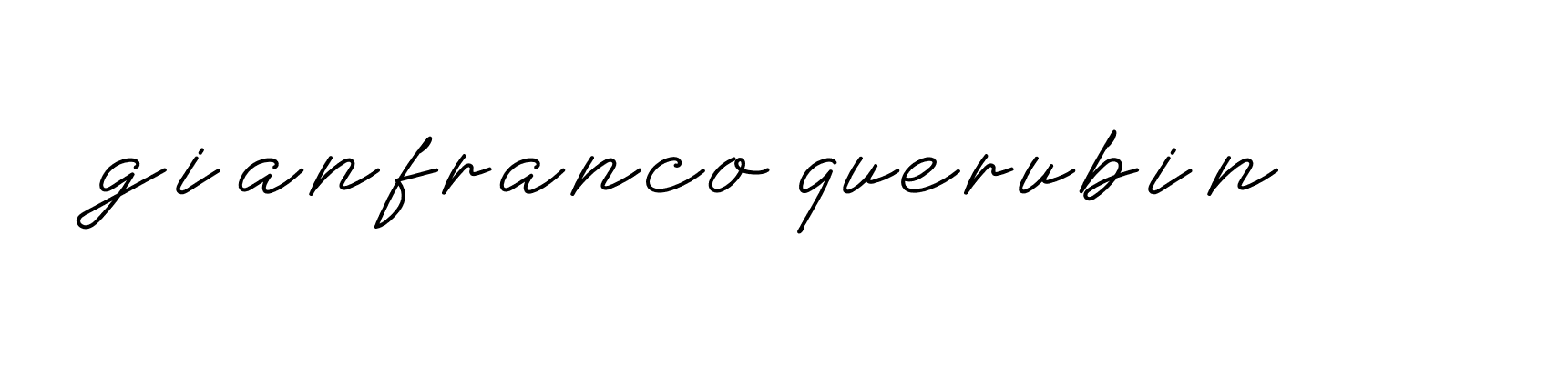 Signature of gianfranco-querubin