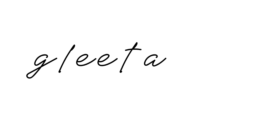 Signature of gleeta-