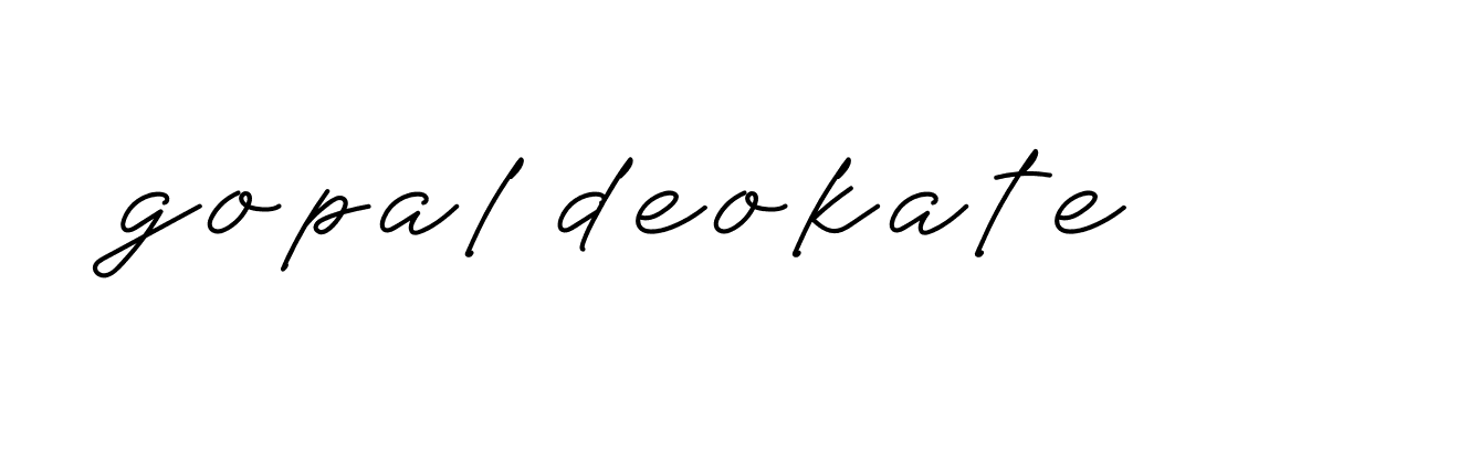 Signature of gopal-deokate